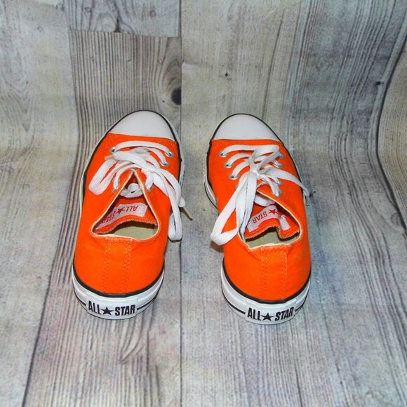CONVERSE Chuck Taylor All Star Spec Ox Orange Sneakers Womens Size 7 - Picture 5 of 7